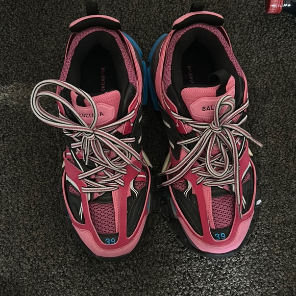 Pink Balenciaga track sneakers LIKE NEW - Picture 1 of 4